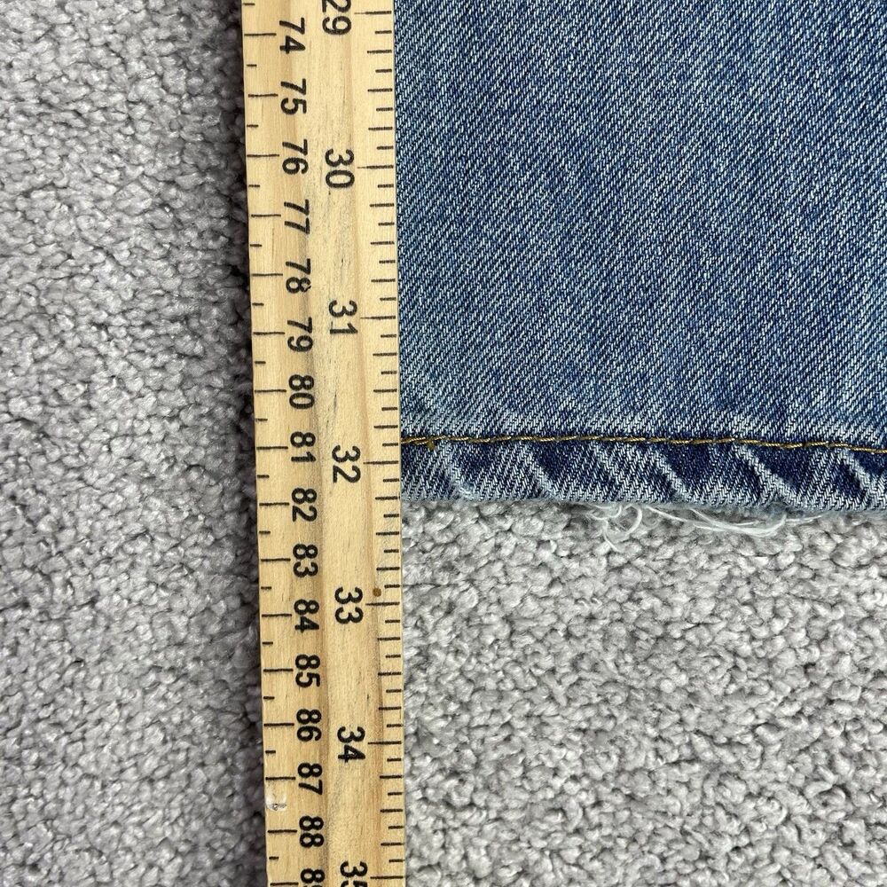 Levi’s 550 Jeans Men’s 36X32 Blue Straight Relaxed Mid-Rise Light Wash Denim - Picture 11 of 13